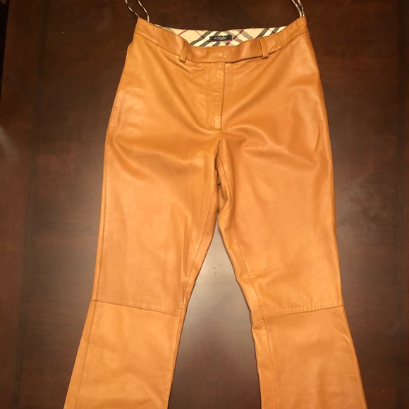 Burberry 100% Leather Pants